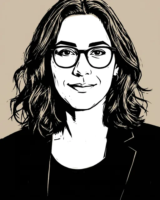 Linocut Print example portrait