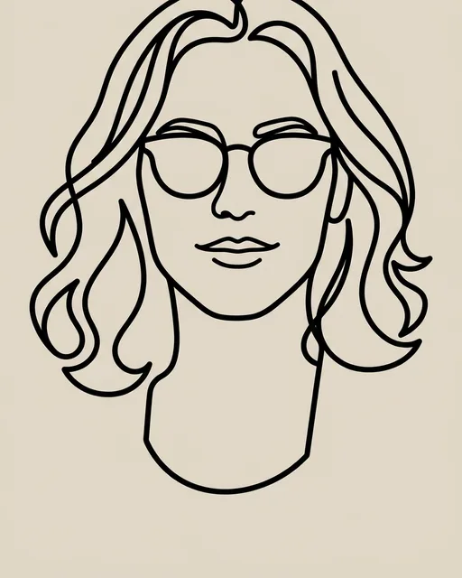 Monoline Contour example portrait