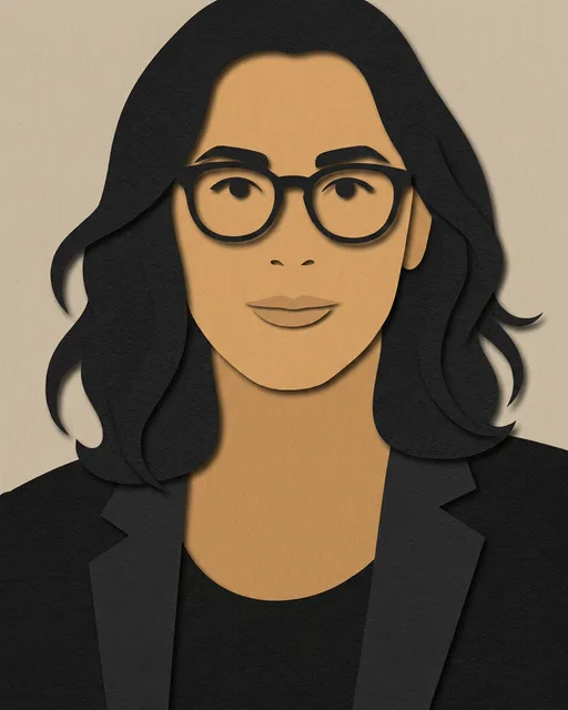 Papercut Layers example portrait