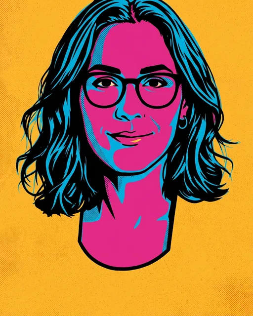 Pop Art Halftone example portrait
